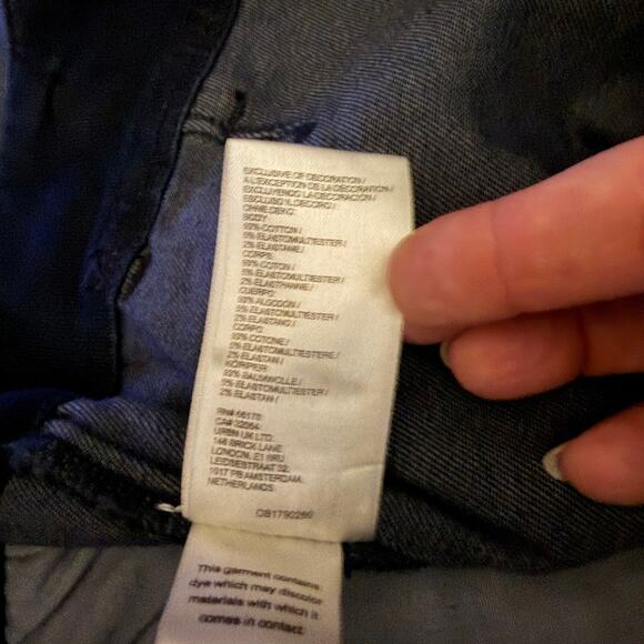 Maeve Naomi Women’s 32 High-Rise Wide-Leg Jean Women's 34 Dark Wash Classic NEW - Picture 5 of 6